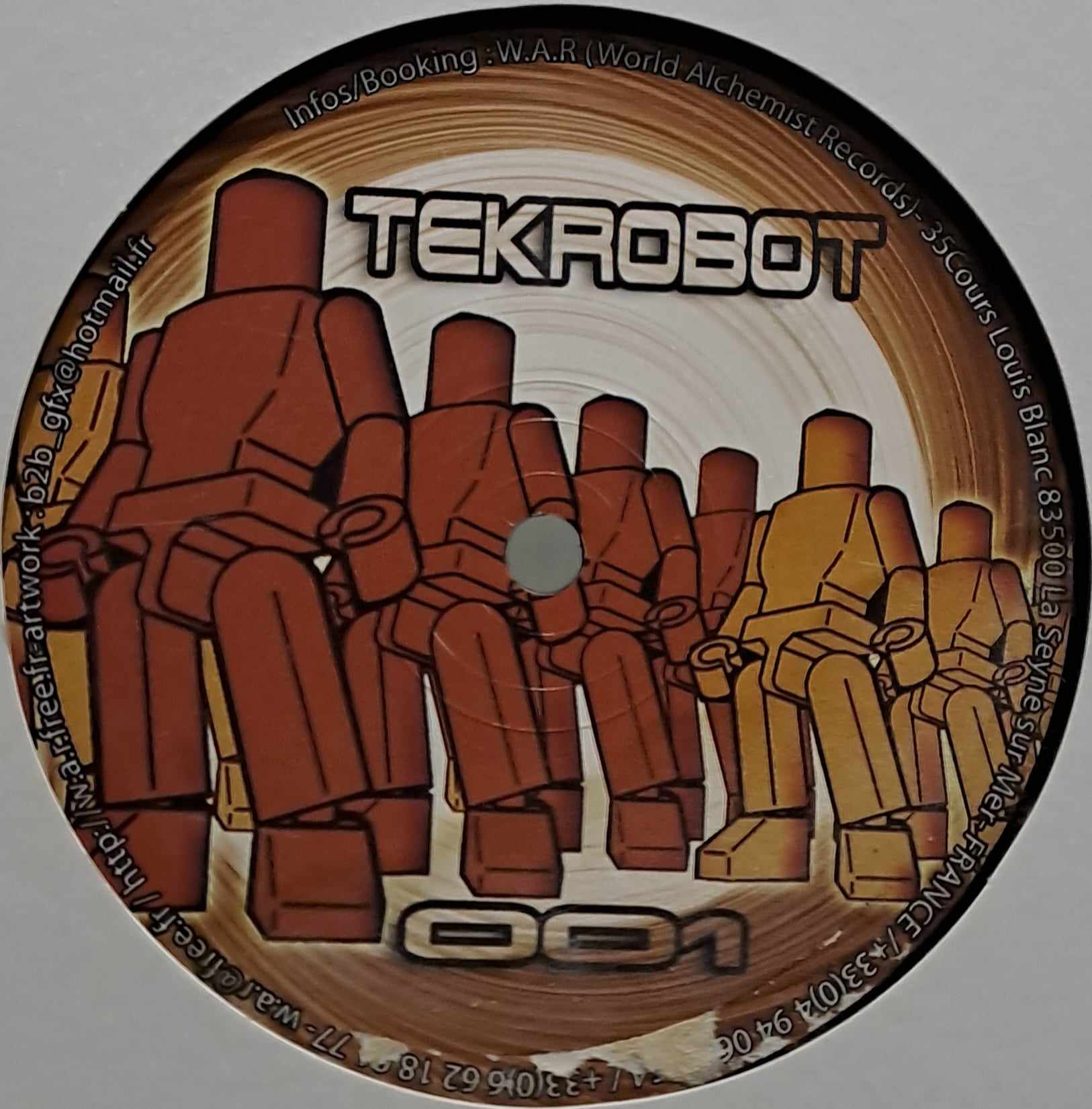 Tek Robot 01 - vinyle freetekno
